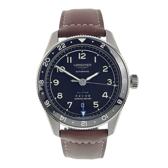 Longines Spirit Stainless Steel Black Dial 42mm Automatic Men's Watch L38124532 - Picture 1 of 9